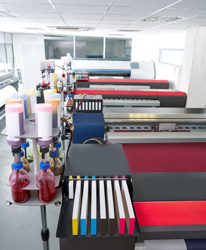 Machine professionnelle utilisée pour l’impression sur textile avec encres de couleur